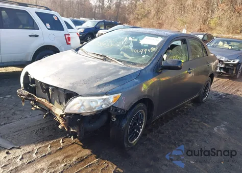 2010 Toyota Corolla Le z USA, uszkodzony, nr VIN JTDBU4EE9AJ062663